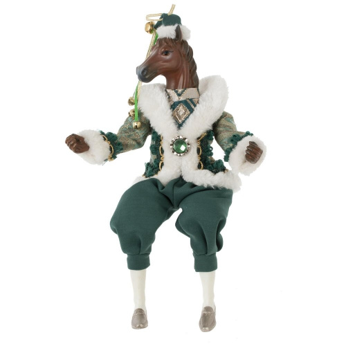 Игрушка набивная подвес "Лошадь", L17 W8 H36/22 см фото 3