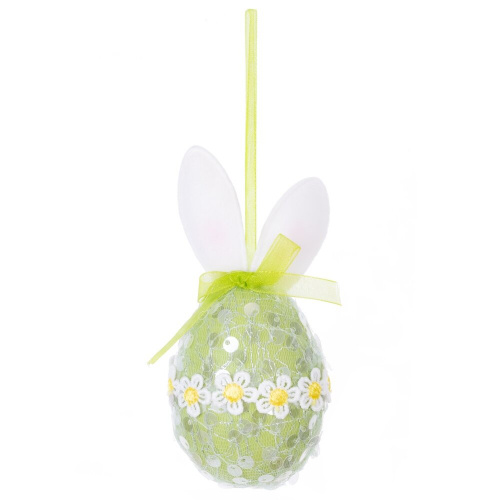 Изделие декоративное подвесное "Яйцо" (блок 12шт), L6 W6 H11 см, 2в. фото 3