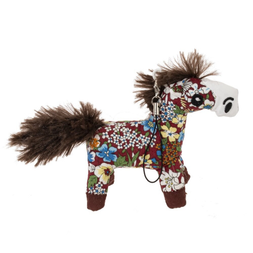 Игрушка набивная с подвесом "Лошадка", L11 W2,5 H9 см, 4в. фото 5