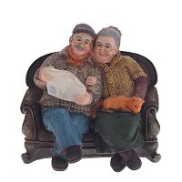 Копилка "Бабушка с дедушкой", L15 W12 H14 см