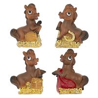 Копилка "Лошадь", L8 W5 H10 см, 4в.