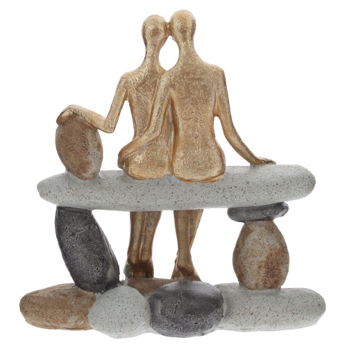 Фигурка декоративная "Влюбленная пара", L17,5 W8 H18 см фото 4