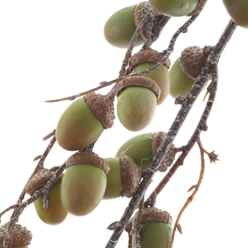 Ветка искусственная "Дуб с желудями", L16 W10 H80 см фото 2 Ветка искусственная "Дуб с желудями", L16 W10 H80 см фото 2