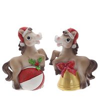 Копилка "Лошадка", L11 W7 H14 см, 2в.