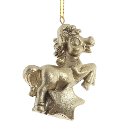 Фигурка декоративная подвесная "Лошадка", L6 W3 H6,5 см, 3в. фото 3 Фигурка декоративная подвесная "Лошадка", L6 W3 H6,5 см, 3в. фото 3