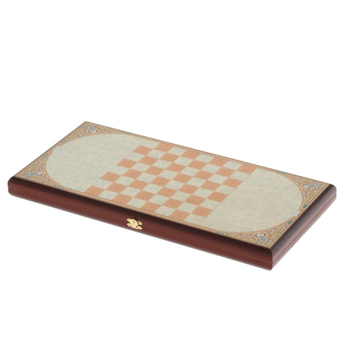 Игра настольная 2 в 1 ( шашки, нарды) "Белые лошади", L50 W25 H4 см фото 3 Игра настольная 2 в 1 ( шашки, нарды) "Белые лошади", L50 W25 H4 см фото 3