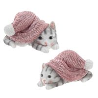 Фигурка декоративная "Котенок",  L13,5 W8 H7,5 см, 2в.