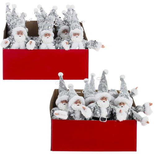 Дед Мороз в ассортименте, L10 W5 H18 см Дед Мороз в ассортименте, L10 W5 H18 см
