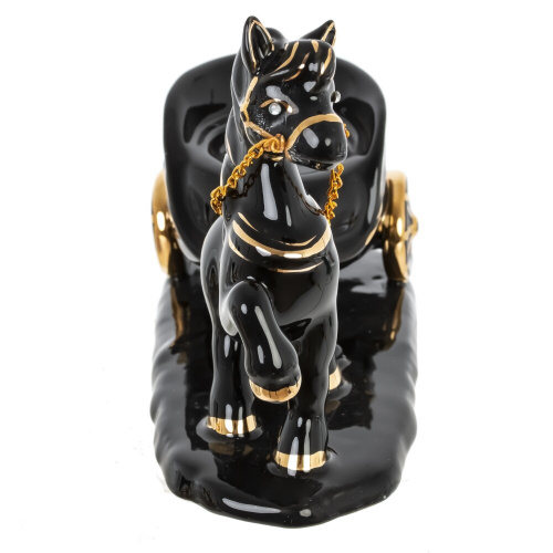 Фигурка декоративная "Лошадка" с подсвечником, L17 W7 H12 см фото 2 Фигурка декоративная "Лошадка" с подсвечником, L17 W7 H12 см фото 2