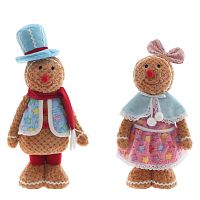 Игрушка набивная "Пряничный человечек", L19 W11 H38 см, 2в.