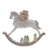 Фигурка декоративная "Лошадка-качалка", L20,5 W4,5 H17 см