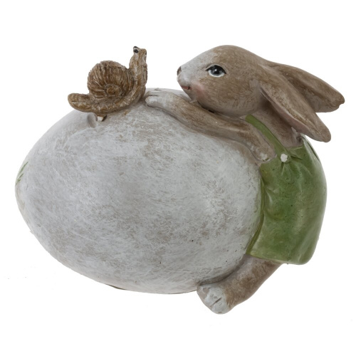 Фигурка декоративная "Заяц с яйцом", L8 W5 H6,5 см фото 3