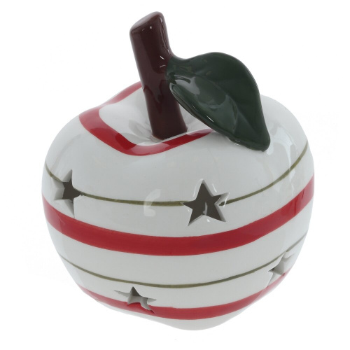 Фигурка декоративная с подсветкой (LR44x2) "Яблоко", L9,, L9 W9 H10,5 см фото 3