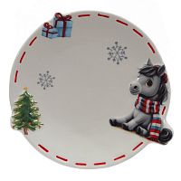 Тарелка "Лошадка", L16 W15 H1,5 см