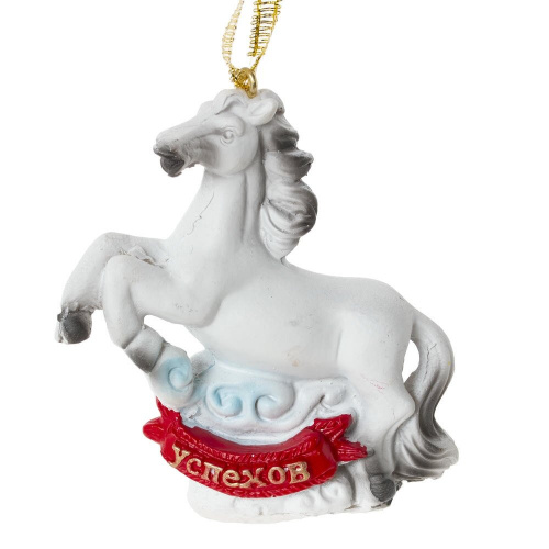 Фигурка декоративная подвесная "Лошадка", L6,5 W3 H7,5 см, 4в. фото 3 Фигурка декоративная подвесная "Лошадка", L6,5 W3 H7,5 см, 4в. фото 3