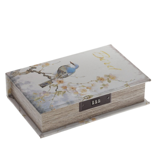 Шкатулка-книга с кодовым замком, L18 W6,5 H27 см фото 4