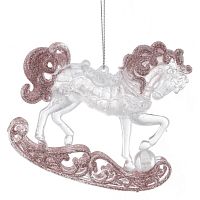 Украшение новогоднее "Лошадка", L10,5 W3 H9 см