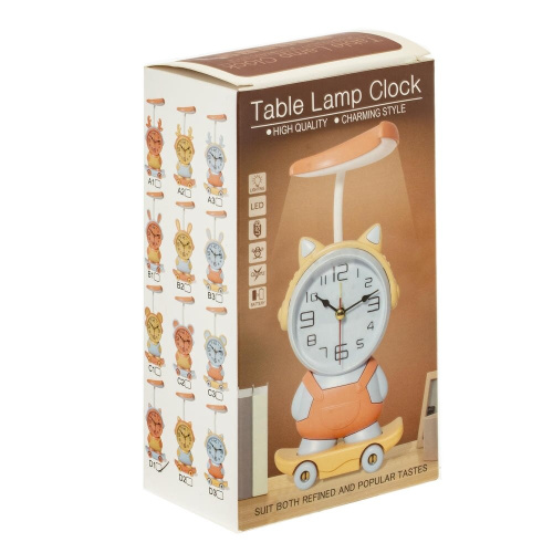 Часы настольные декоративные (USBx0,48м, 1xAA н/п), L10 W4,5 H30 см фото 7