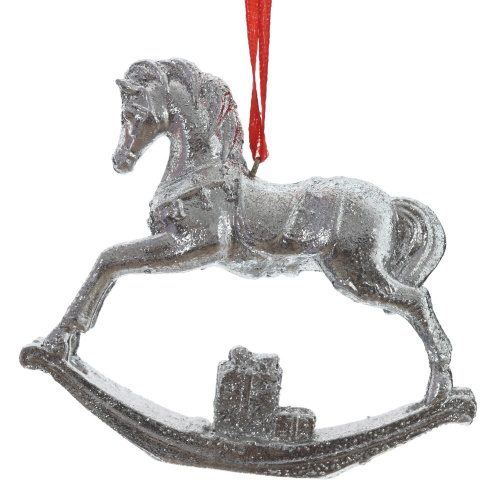 Фигурка декоративная подвесная "Лошадка-качалка",  L10 W2,5 H8,5 см, 2в. фото 3