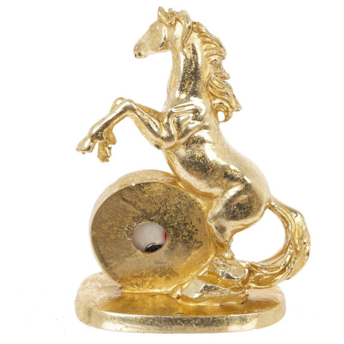 Фигурка декоративная "Лошадь" с часами (LR41x1), L8,5 W5 H12 см фото 3