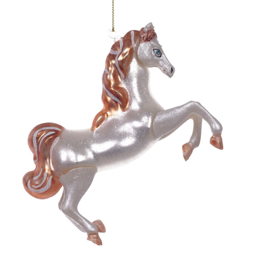 Украшение новогоднее "Лошадь", L11,5 W3 H9 см, 2в. фото 3 Украшение новогоднее "Лошадь", L11,5 W3 H9 см, 2в. фото 3