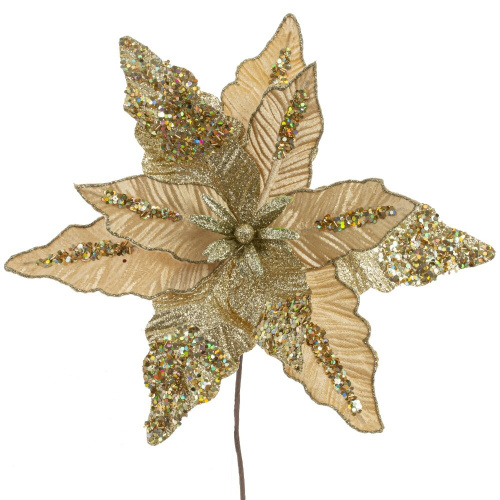 Цветок искусственный "Пуансеттия", L35 W35 H45 см Цветок искусственный "Пуансеттия", L35 W35 H45 см