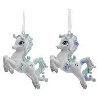 Фигурка декоративная подвесная "Лошадка", L8 W2 H6,5 см, 2в.