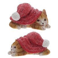 Фигурка декоративная "Котенок", L13,5 W8 H7,5 см, 2в.