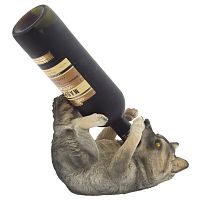 Подставка для бутылки "Волк", L22,5 W11 H17 см