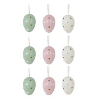 Набор из 12-ти изделий декоративных подвесных "Яйцо" (4*6), L15 W17 H8 см