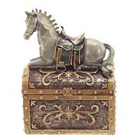 Шкатулка "Лошадь", L14,5 W9 H20 см
