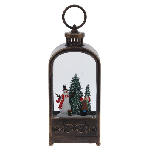 Изделие декоративное "Фонарь" (подсвет, муз, вьюга, 3хААА н/п +USB), L10 W6 H27 см фото 2 Изделие декоративное "Фонарь" (подсвет, муз, вьюга, 3хААА н/п +USB), L10 W6 H27 см фото 2