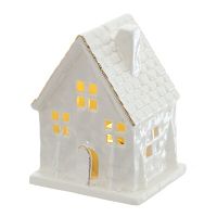 Фигурка декоративная "Домик" с подсветкой (2хLR44), L6 W5 H8 см