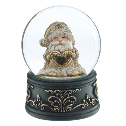 Фигурка декоративная "Дед Мороз" в стекл шаре, D 6.5 см, L6 W6 H8,5 см, 2в. фото 3 Фигурка декоративная "Дед Мороз" в стекл шаре, D 6.5 см, L6 W6 H8,5 см, 2в. фото 3