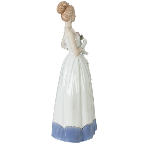 Фигурка декоративная "Девушка", L14 W10,5 H31 см фото 4