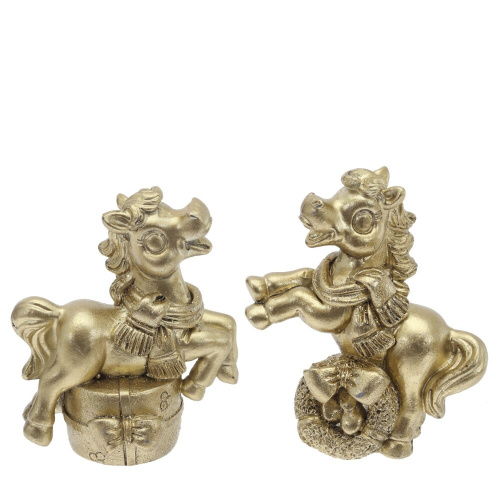 Фигурка декоративная "Лошадка", L6,5 W3,5 H8 см, 2в. Фигурка декоративная "Лошадка", L6,5 W3,5 H8 см, 2в.