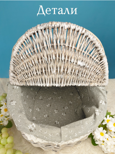 Корзина, L42 W31 H35,5/20 см фото 5