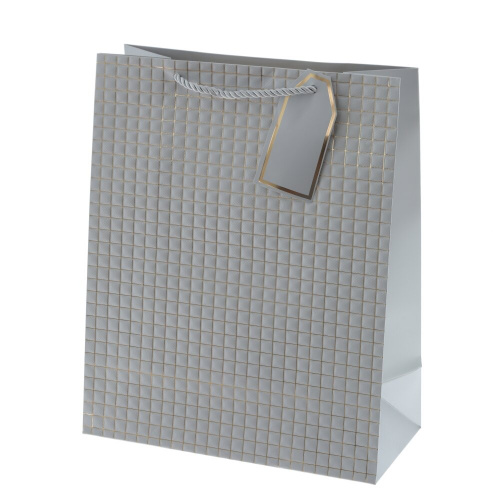 Пакет подарочный M (бумага 210г/м2, блок 12шт), L26 W12 H32 см, 4в. фото 5