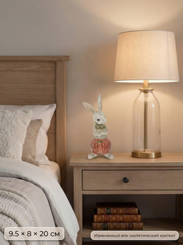 Фигурка декоративная "Заяц", L9,5 W8 H20 см фото 3