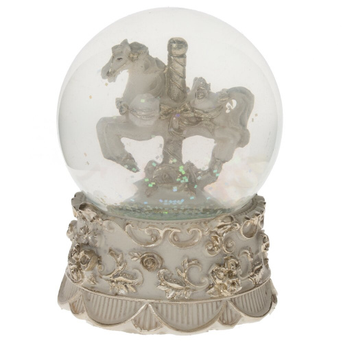 Фигурка декор в стекл шаре "Лошадка", D 6.5 см, L6,5 W6,5 H8,5 см, 2в. фото 3 Фигурка декор в стекл шаре "Лошадка", D 6.5 см, L6,5 W6,5 H8,5 см, 2в. фото 3