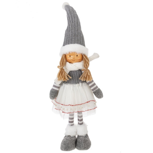 Игрушка набивная "Девочка", L14 W10 H51/36 см, 4в. фото 2 Игрушка набивная "Девочка", L14 W10 H51/36 см, 4в. фото 2