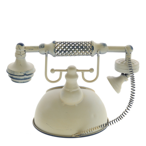 Часы настольные декоративные "Телефон", L27 W17 H20 см, (1хАА не прилаг.) фото 2