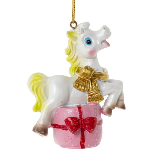 Фигурка декоративная подвесная "Лошадка", L6 W3 H8 см, 6в. фото 2 Фигурка декоративная подвесная "Лошадка", L6 W3 H8 см, 6в. фото 2