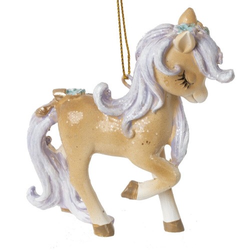Фигурка декоративная подвесная "Лошадка", L7,5 W2 H8,5 см фото 3