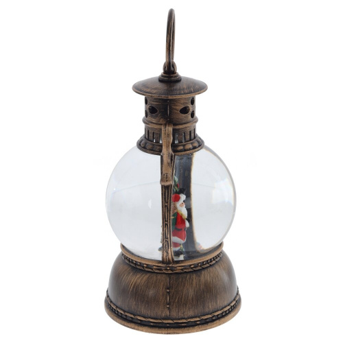 Изделие декоративное "Фонарь" (подсвет, муз, вьюга, 3хААА н/п +USB), D 10 см, L11 W11 H24 см фото 3 Изделие декоративное "Фонарь" (подсвет, муз, вьюга, 3хААА н/п +USB), D 10 см, L11 W11 H24 см фото 3