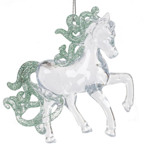 Украшение новогоднеe "Лошадь", L10 W3 H9,5 см фото 2 Украшение новогоднеe "Лошадь", L10 W3 H9,5 см фото 2