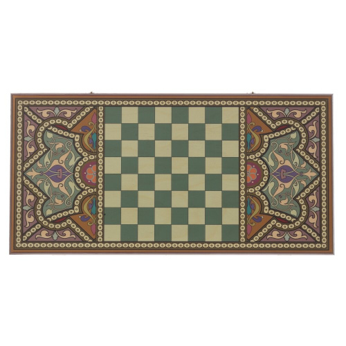 Игра настольная 2 в 1 ( шашки, нарды) "Восточные", L60 W30 H4 см фото 3