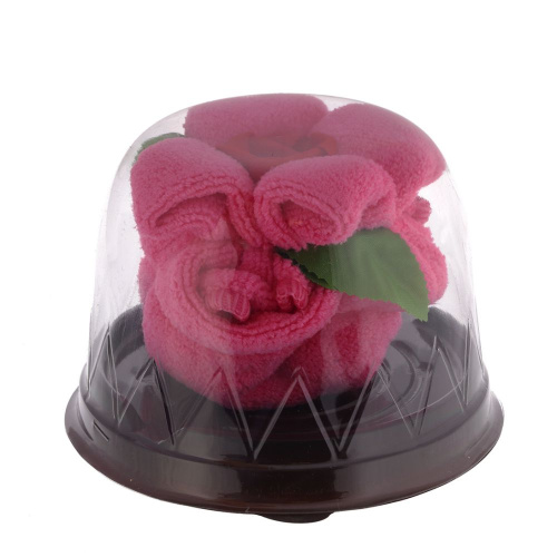 Полотенце "Цветок", L30 W30 H0,3 см, 4в. фото 4