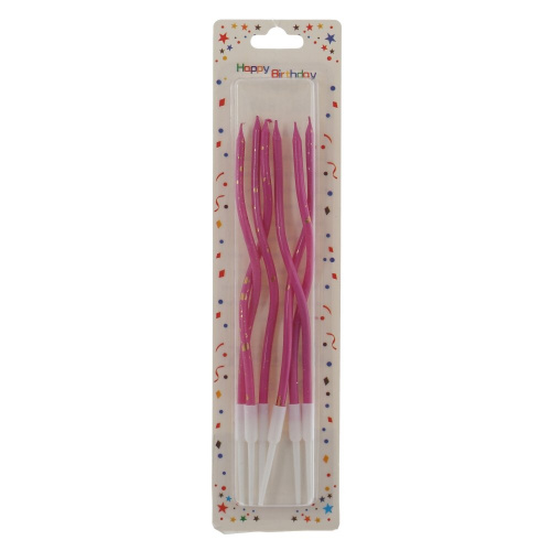 Набор из 11-ти свечей для торта, L5 W1 H20 см