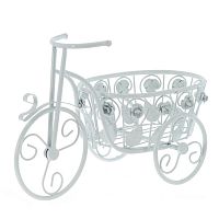 Подставка для цветов "Велосипед", L40 W20 H27 см